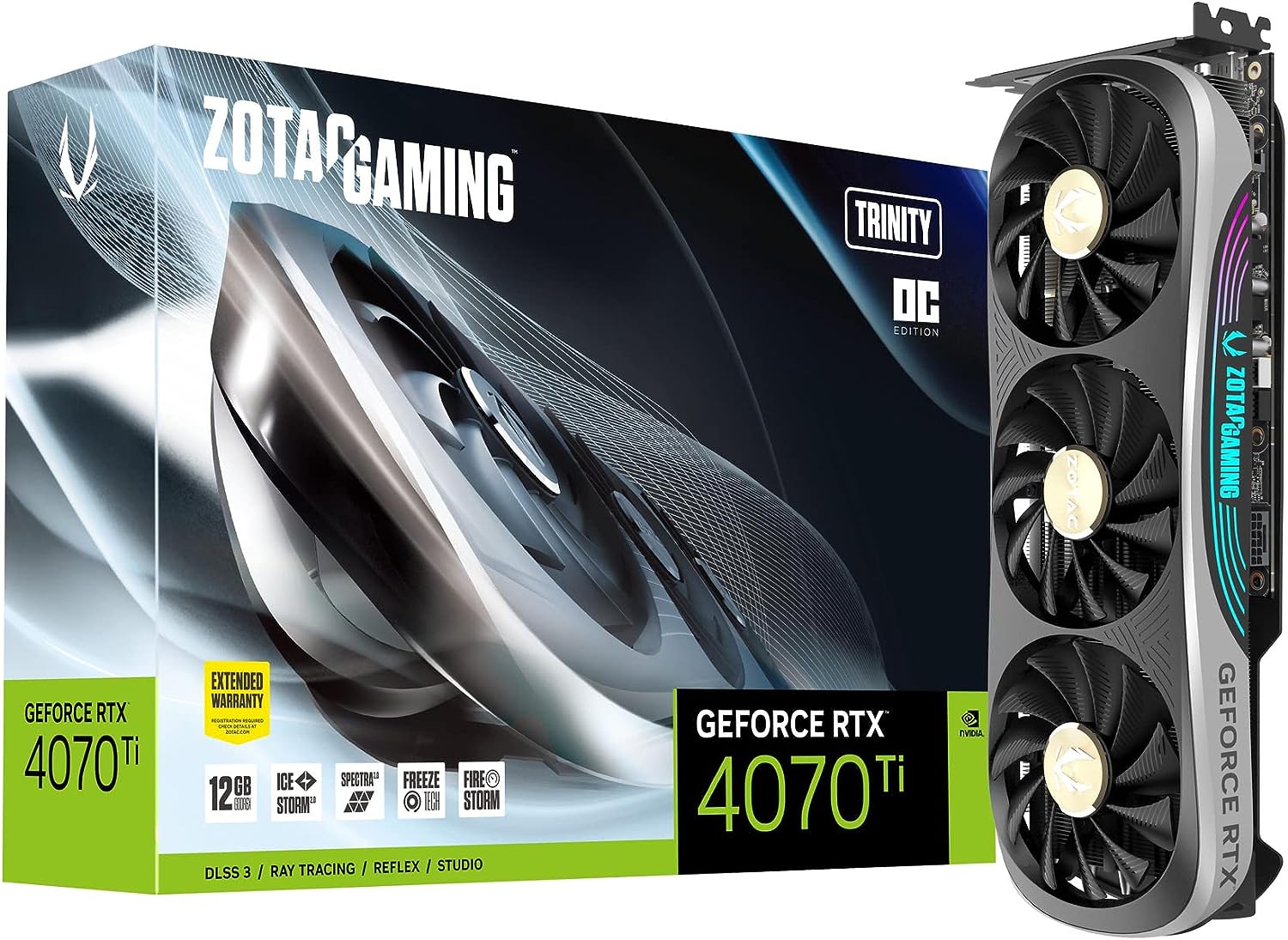 ZOTAC GAMING GeForce RTX 4070 Ti TRINITY