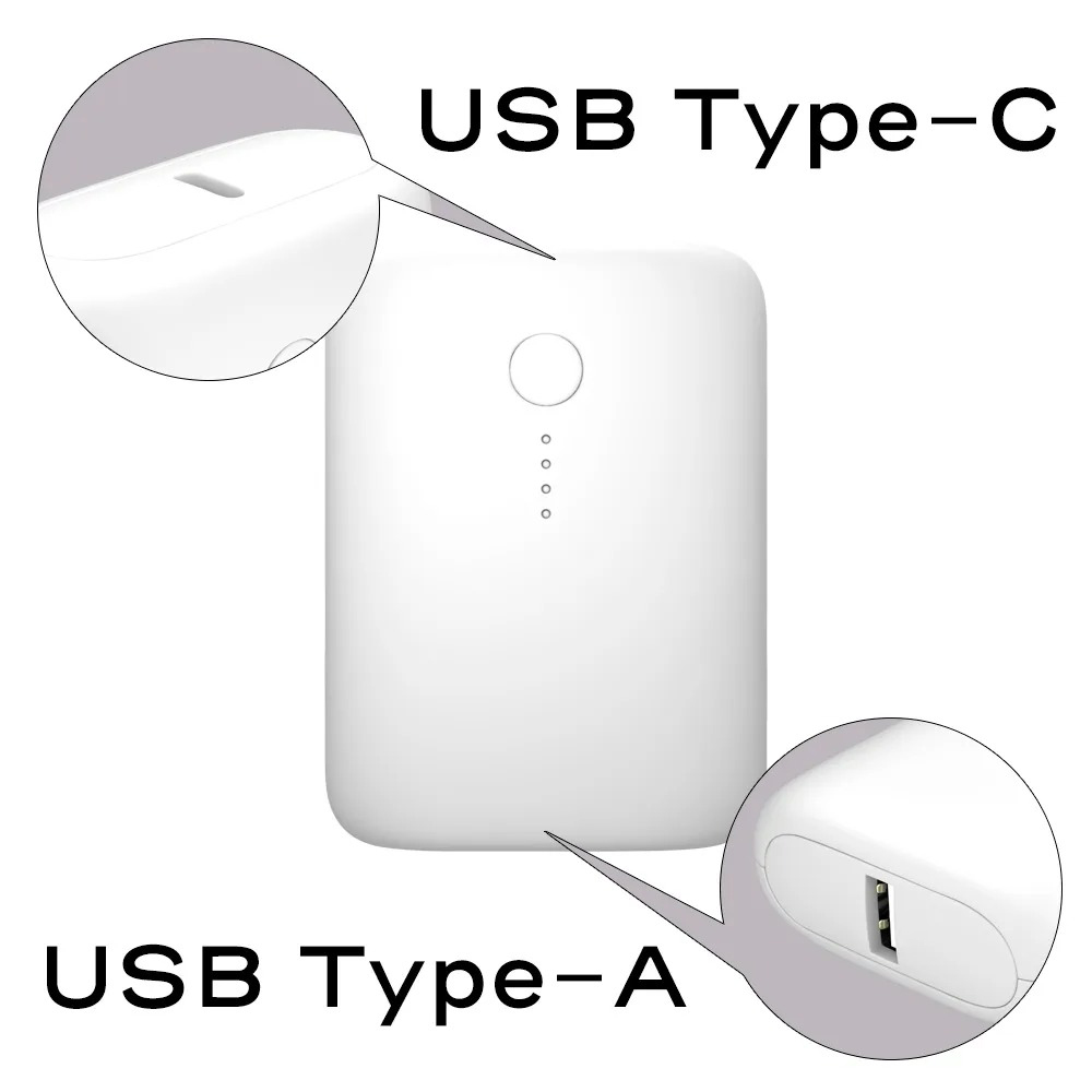 PD20W対応USB Type-CとUSB Type-Aの2ポート搭載