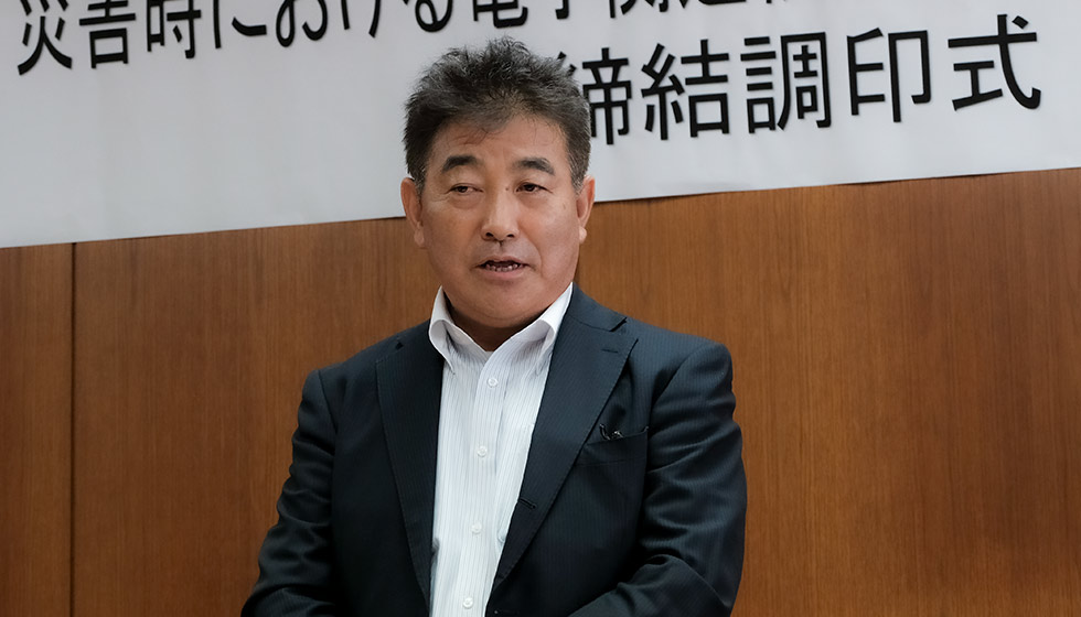 海老名市と「災害時における電子関連物品等の供給に関する協定」を締結 イメージ3