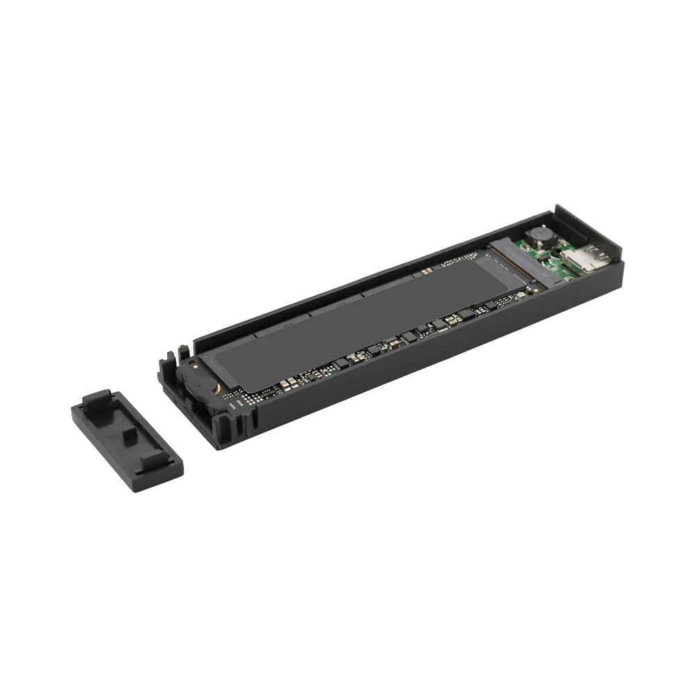 M.2 SSD 2242/2260/2280対応 USB 3.1 USB Type-C(Gen2)接続 外付け ...