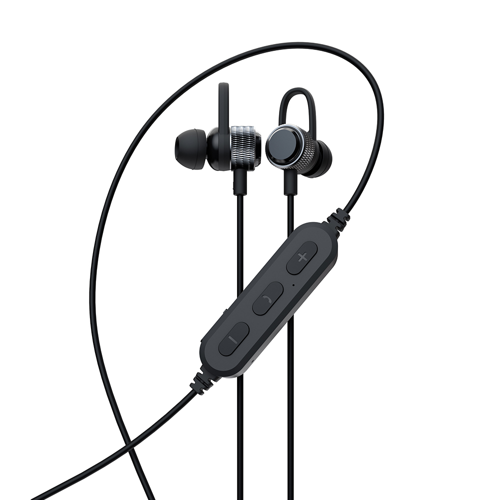 やわらかフックで耳に固定 Bluetooth5 ワイヤレス ステレオイヤホン マグネット付 OWL-BTEP06S 株式会社オウルテック