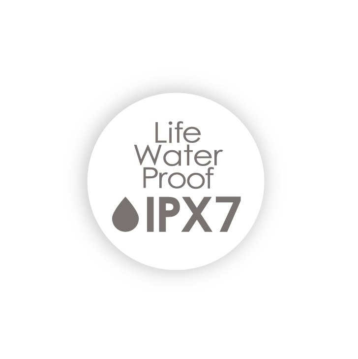 IPX7の防水・防滴性能