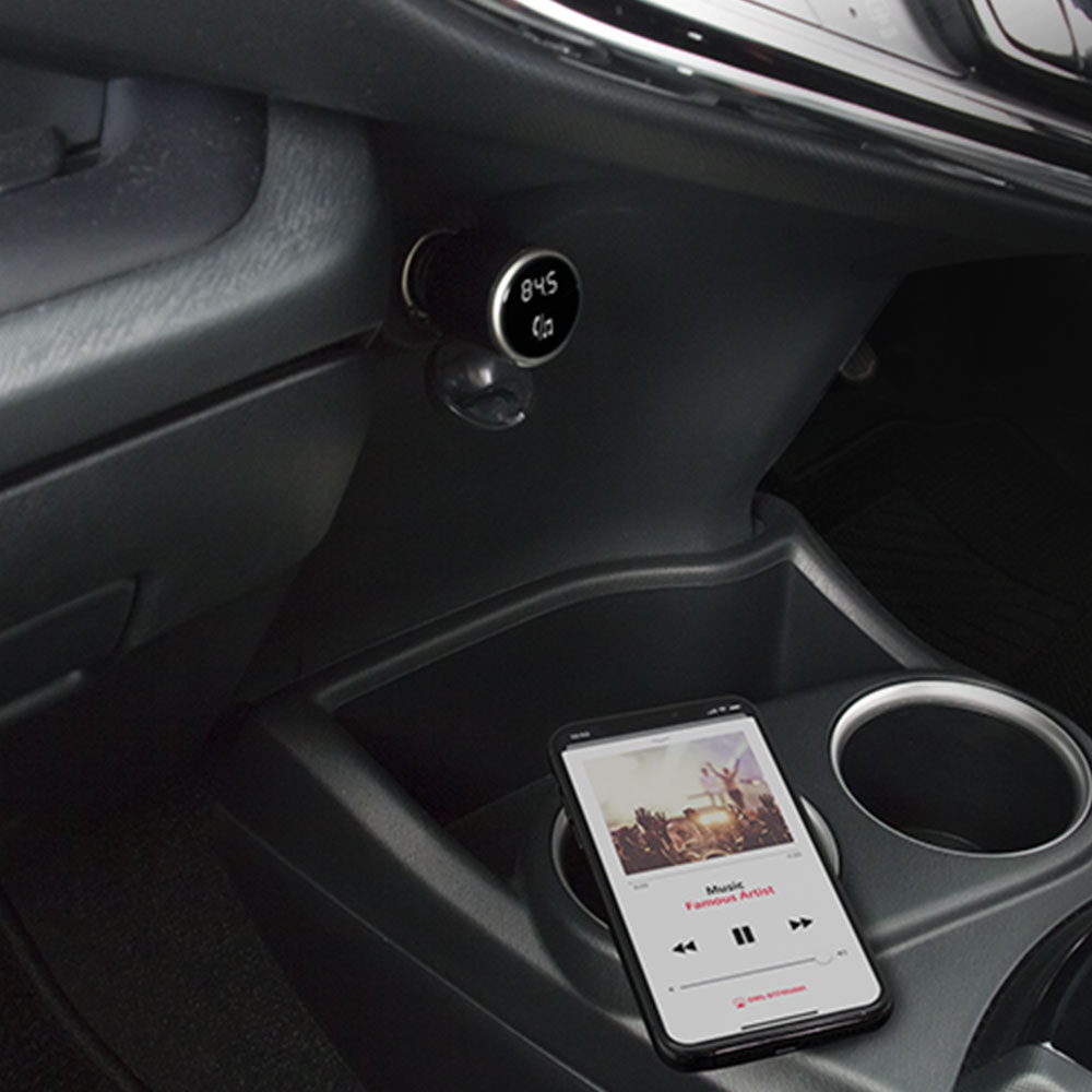 車内で音楽 通話 Bluetooth コンパクトなfmトランスミッター ハンズフリー可能 Owl Btfmu001シリーズ 株式会社オウルテック