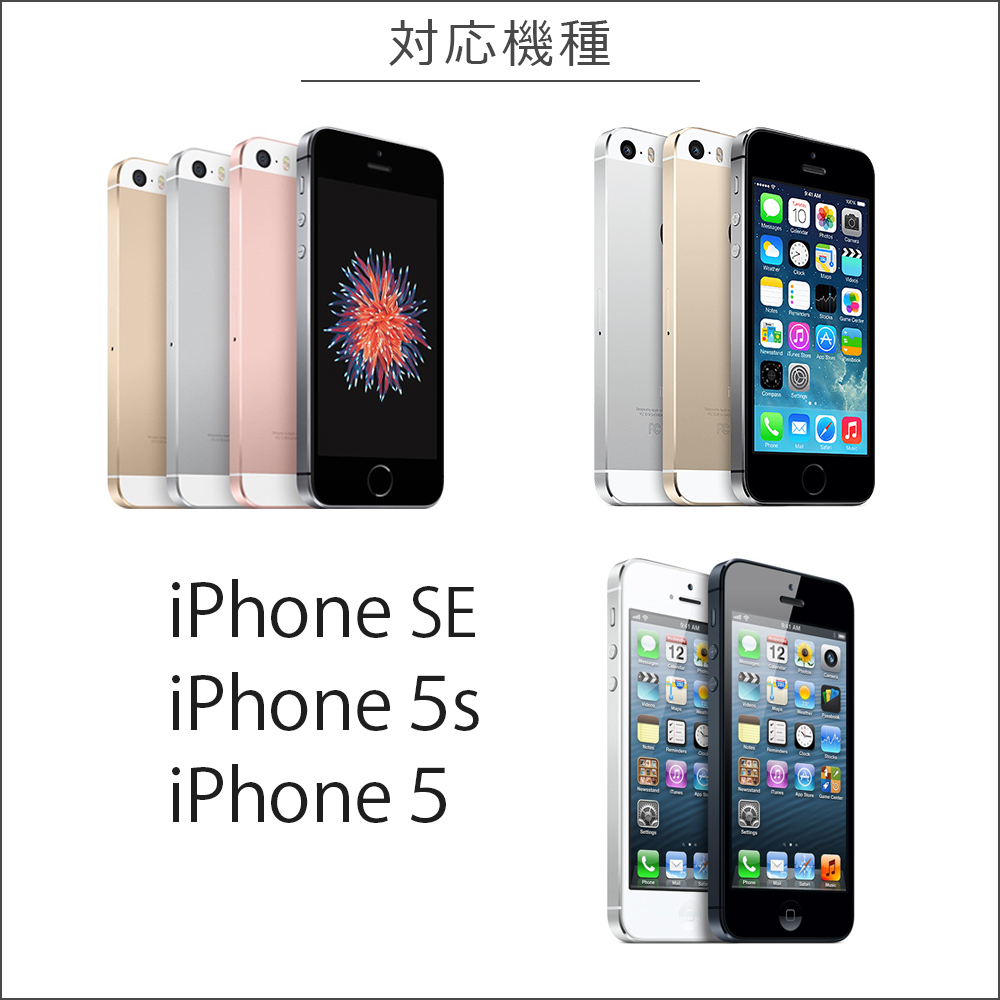 iPhone SEや5シリーズ対応の手帳型iPhoneケース
