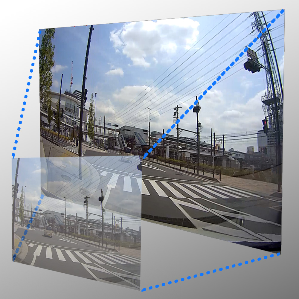 小型サイズなのに広範囲に撮れる