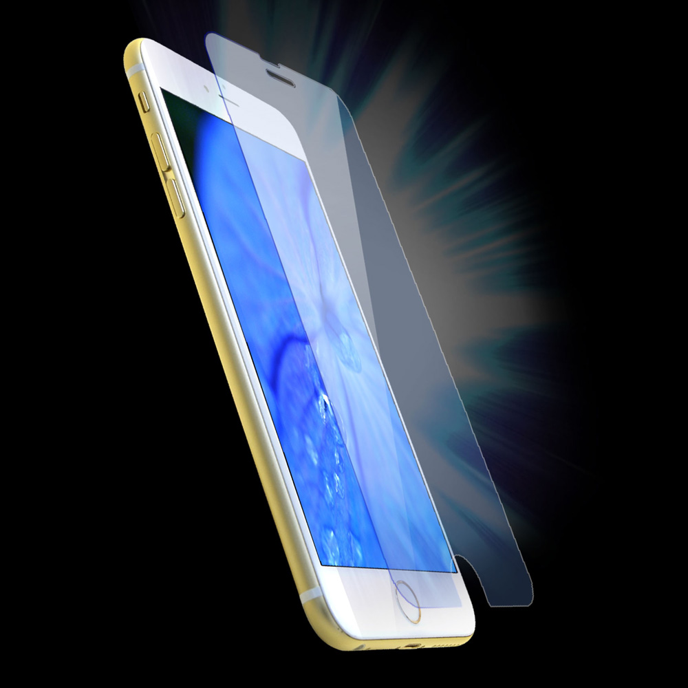 ブルーライトを41%カットする長時間iPhoneを使用する方にも安心の画面保護強化ガラス